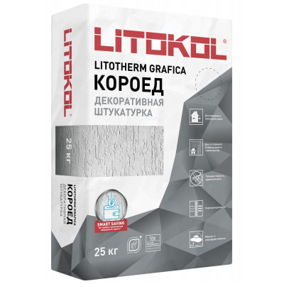 Litotherm Grafica декоративная фасадная штукатурка 25кг КОРОЕД