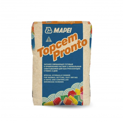 Наливной пол быстротвердеющий Mapei Topcem Pronto, 25 кг — Нижний Новгород