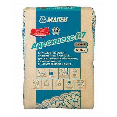 Клей плиточный Mapei ADESILEX P7, серый, 25 кг