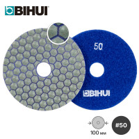 Алмазный гибкий круг (черепашка) BIHUI 100 мм, #50 арт.DPP405
