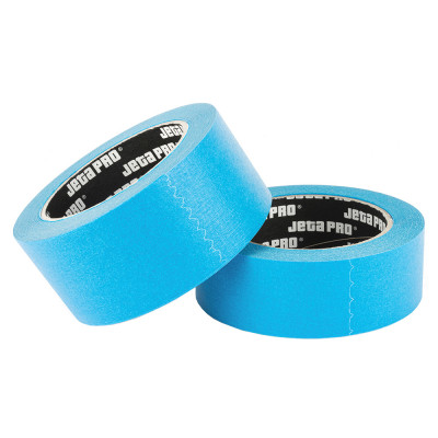 Малярная лента WASHI TAPE JETA PRO, 36 мм × 40 м, синяя, выдерживает 100 °C до 60 мин, устойчива к УФ — НН‑Строй.рф (Нижний Новгород)