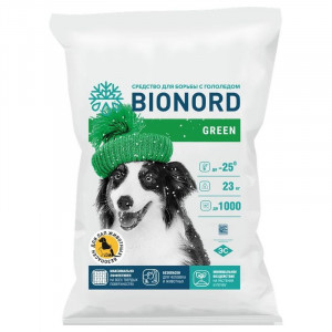 Противогололедный реагент Бионорд BIONORD GREEN до -25°С  23кг