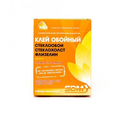 Клей обойный SDM для стеклообоев и стеклохолстов (200гр)
