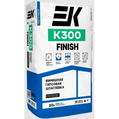 Шпаклевка ЕК К300 FINISH 20кг финишная