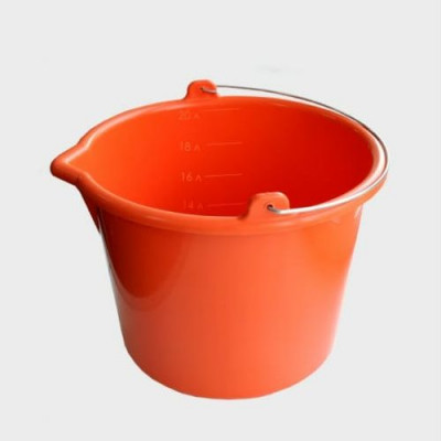 Ведро для красок и смесей 20л, ударопрочное DECOR PROFI